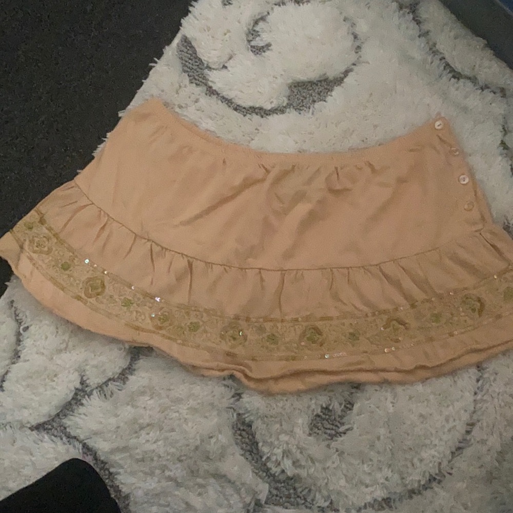 Sequence mini skirt